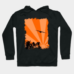 Seagull and palms Hoodie